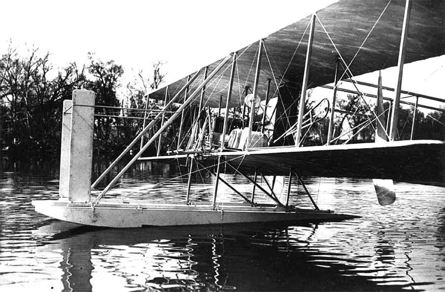 Wright Seaplane, 1913 Photograph by Science Source