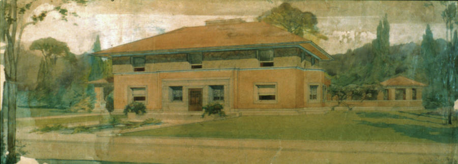Wright Winslow House Painting by Granger