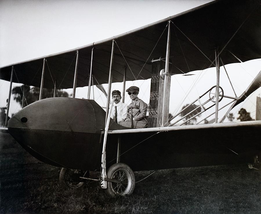 Wrights In Model Hs Airplane Photograph by Library Of Congress