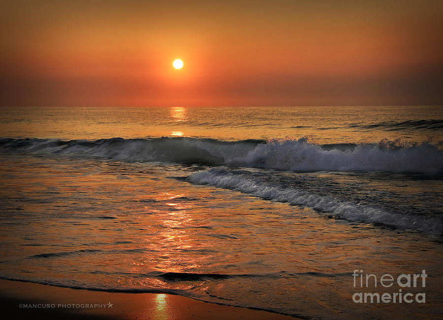 Wrightsville  Beach Sunrise Photograph by Phil Mancuso