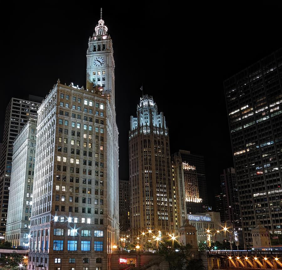 Chicago Photograph - Wrigley Building by Nisah Cheatham