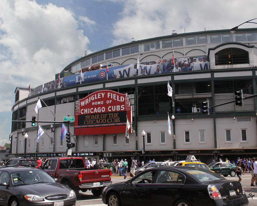 Wrigley Field Photograph by Paul Anderson