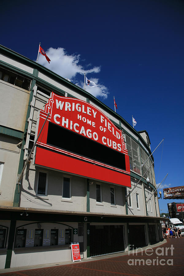 Wrigley Field Photograph by Timothy Johnson