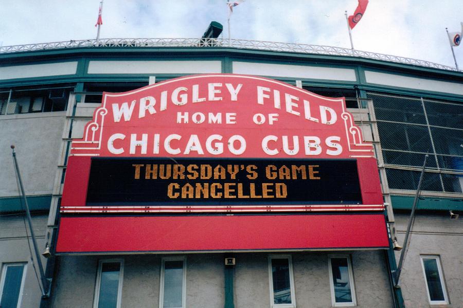 Wrigley Field Weeps for America Photograph by Sheri Keith