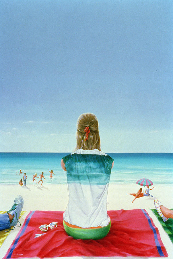 Beach Photograph - Wrigley Gum Girl II by Lincoln Seligman