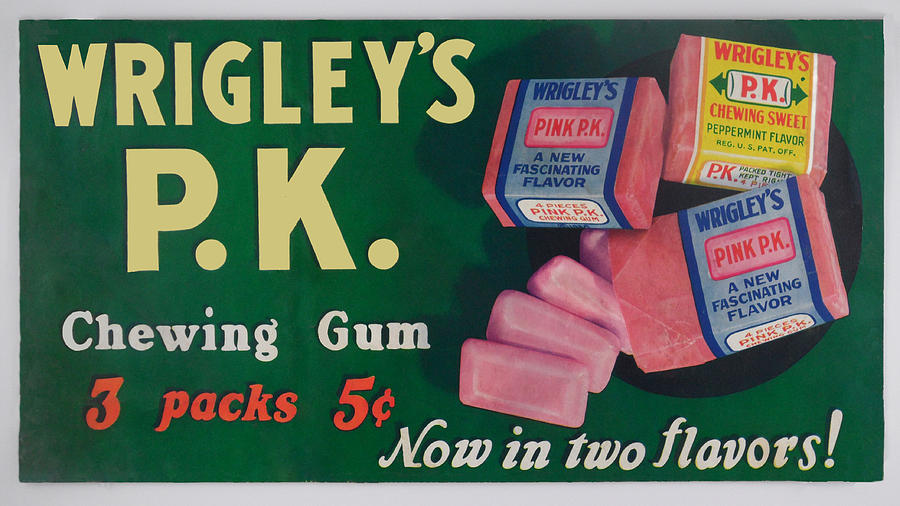 Wrigleys P.K. Chewing Gum Digital Art by Woodson Savage