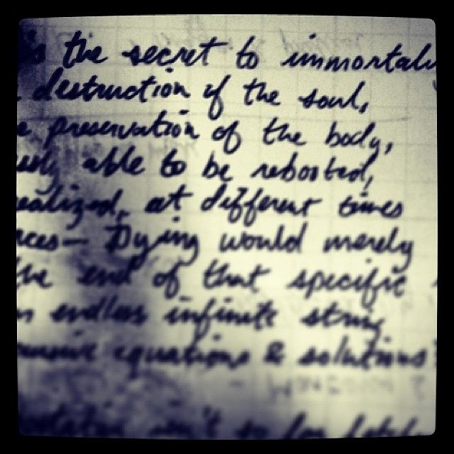 Wordart Photograph - #writing #penmanship #wordart #poetry by Kenneth Van Doren