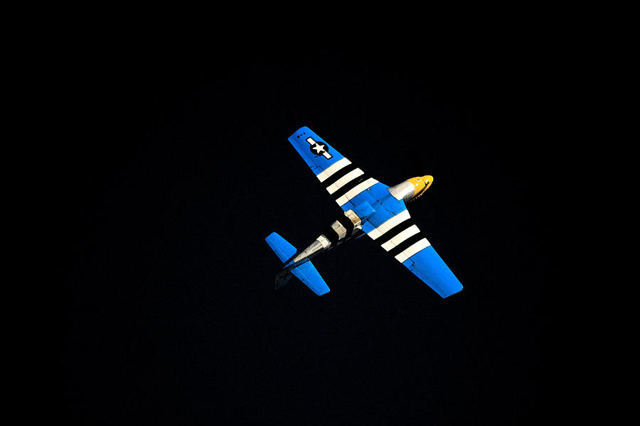 Airplane Photograph - Wrong Side Up by Karol Livote