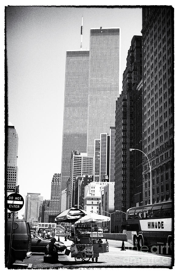 Architecture Photograph - WTC 1990s by John Rizzuto
