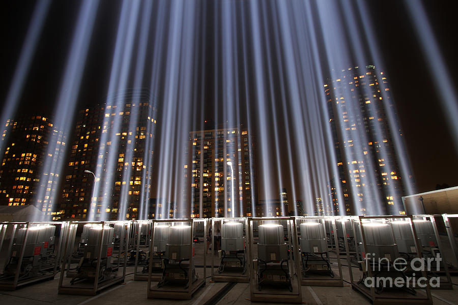 WTC Tribute in Lights Photograph by Steven Spak