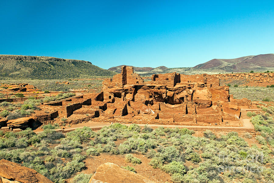 Wupatki Pueblo in Wupatki National Monument Photograph by Fred Stearns