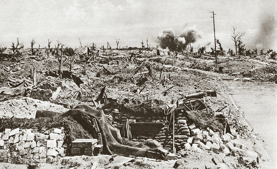 Wwi Battle Of Arras, 1917 - To License For Professional Use Visit Granger.com Photograph by Granger