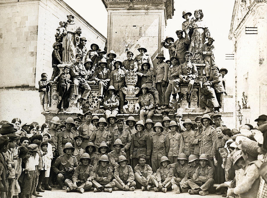 WWI British Soldiers in the Mediterranean Photograph by Historic Image