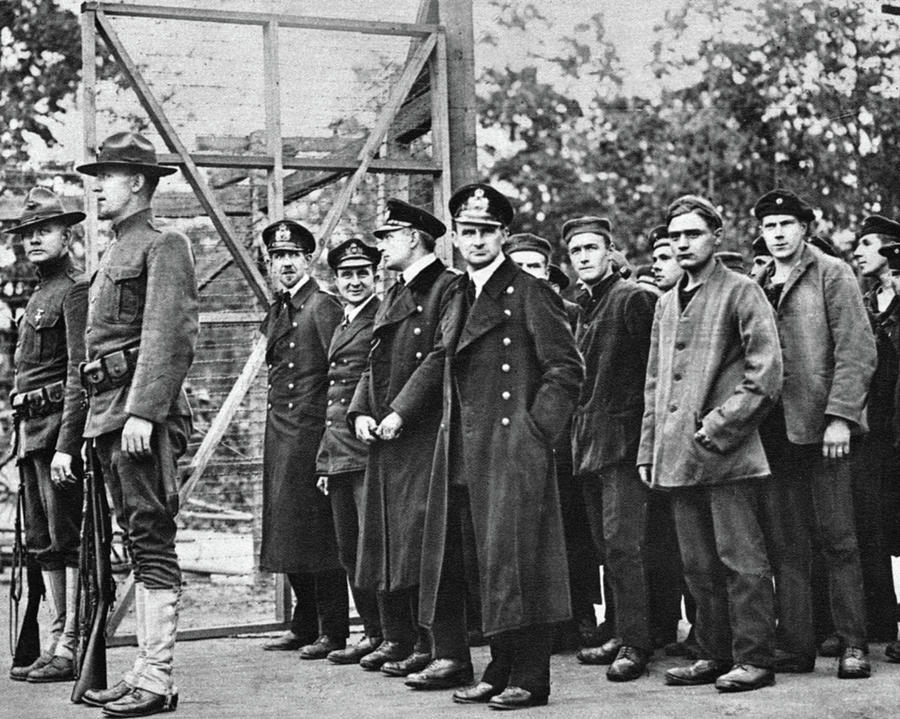 Wwi German Prisoners, 1917 - To License For Professional Use Visit Granger.com Photograph by Granger