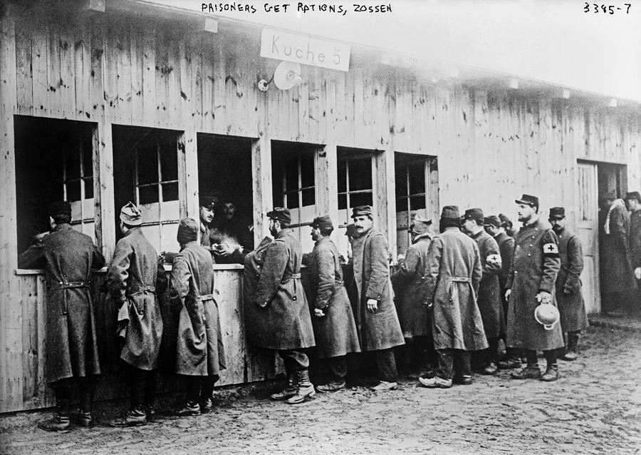Wwi Prisoners, C1914 Photograph by Granger