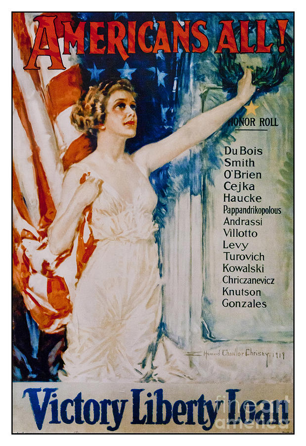 WWI Victory Liberty Loan poster Photograph by B Christopher - Fine Art ...