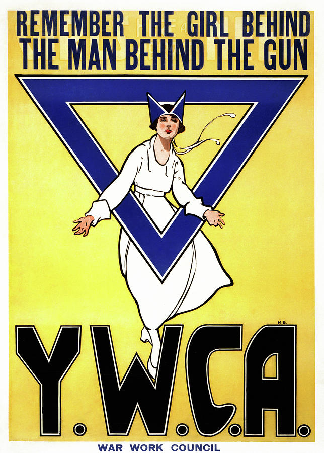 Wwi Ywca Poster, 1917 Painting by Granger