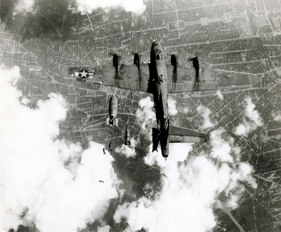 WWII B-17 Friendly Fire Incident no.3 Photograph by Historic Image