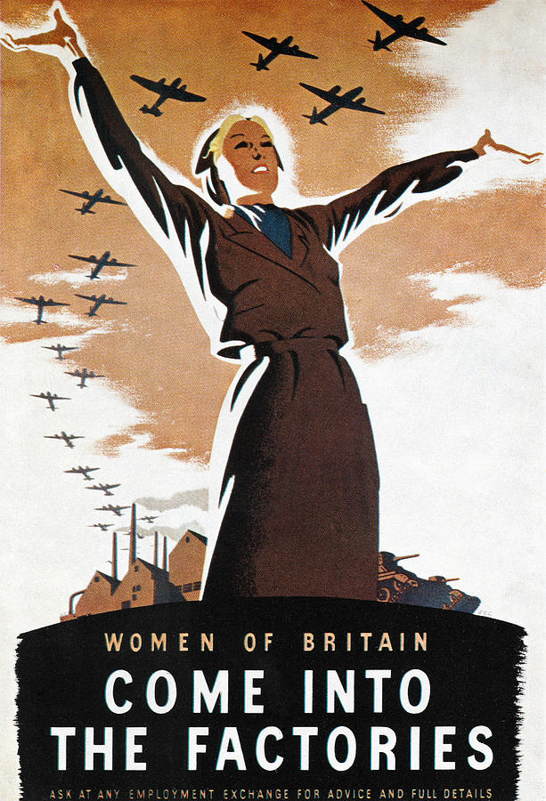 Wwii: British Poster Photograph by Granger