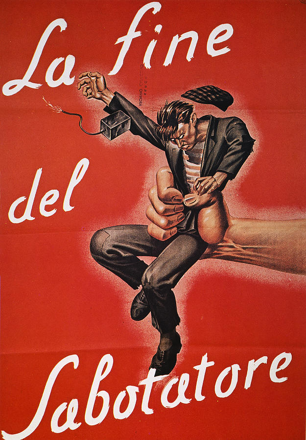Wwii: Italian Poster, 1944 Photograph by Granger