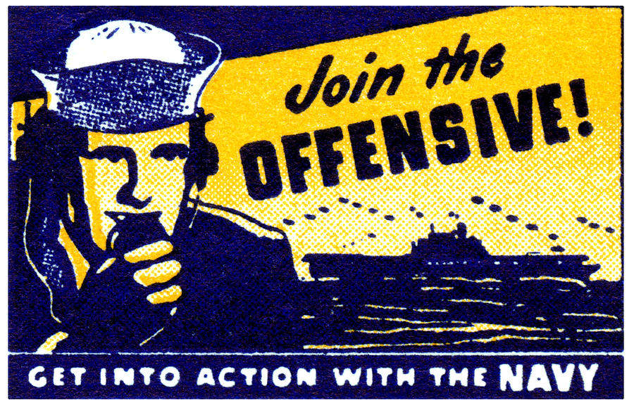 WWII Join the Offensive  Painting by Historic Image
