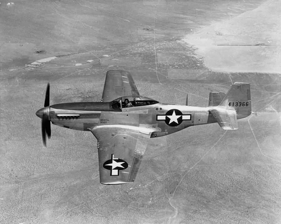 Wwii: Mustang Fighter Photograph by Granger