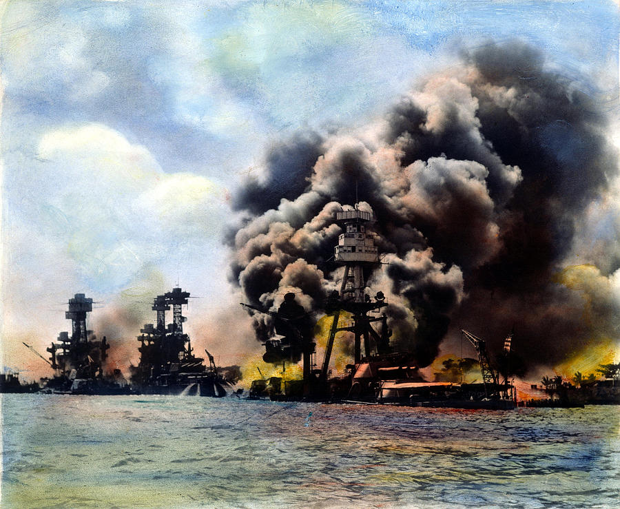 Wwii - Pearl Harbor, 1941 Photograph by Granger Wwii - Pearl Harbor, 1941 Photograph by Granger
