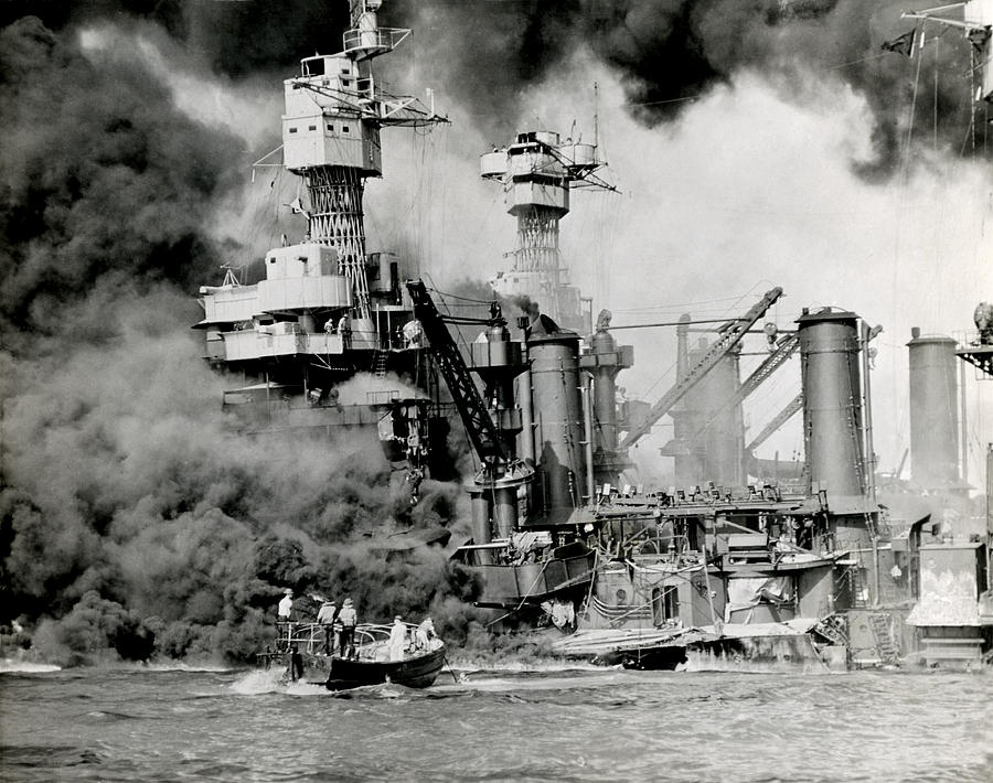 WWII Pearl Harbor Attack Photograph by Historic Image