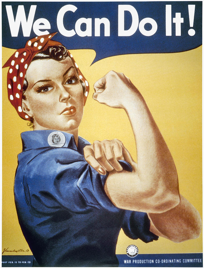 Wwii: Rosie The Riveter Photograph by Granger