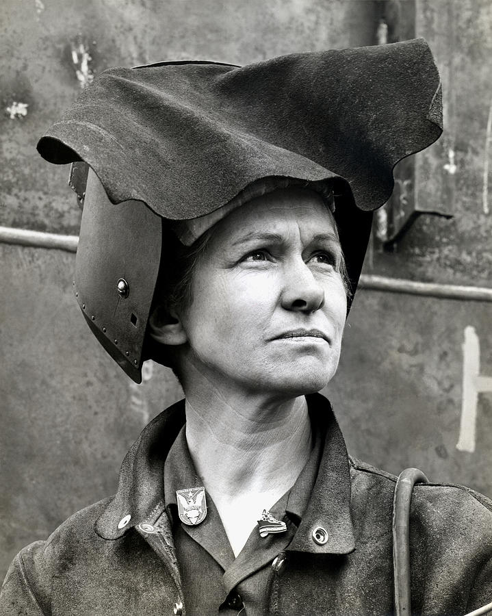 WWII Rosie the Riveter Photograph by Historic Image