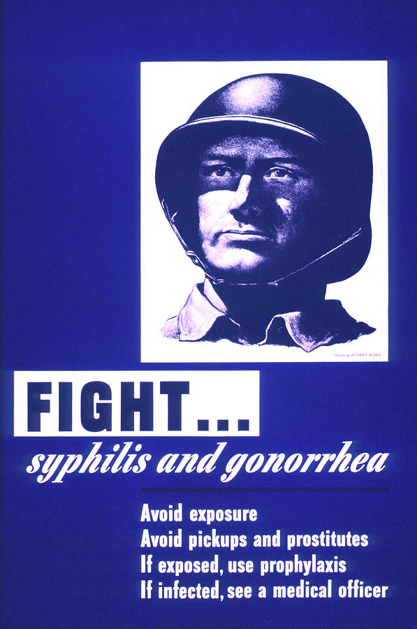 Wwii Std Poster Fight Syphilis Photograph By Science Source Pixels