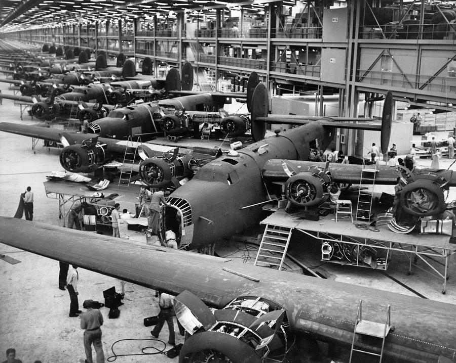 Wwii Transport Planes Photograph by Granger