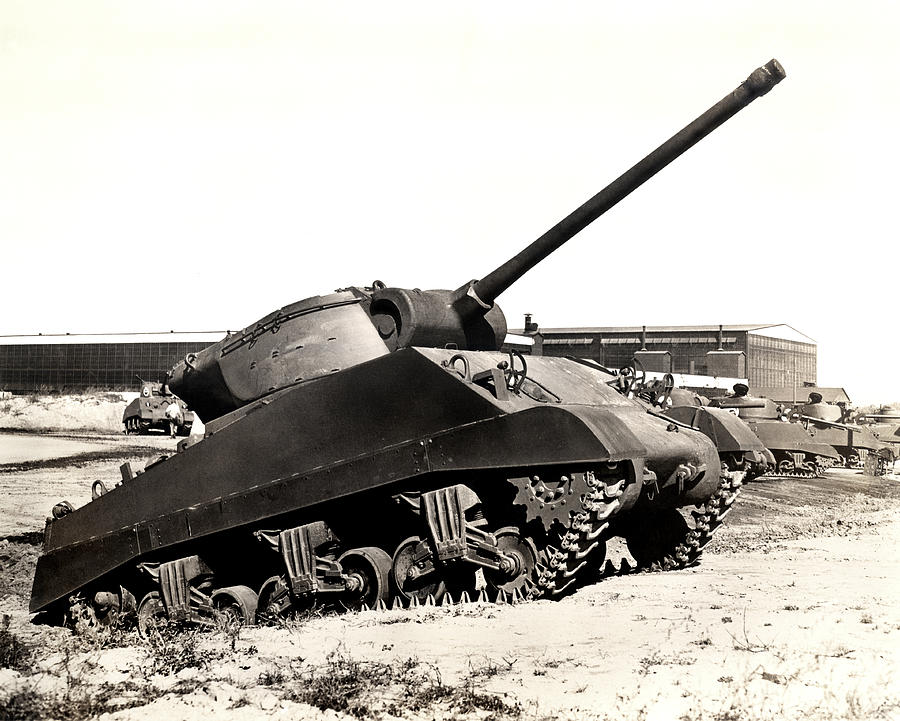 WWII US M36 Tank Destroyer Photograph by Historic Image