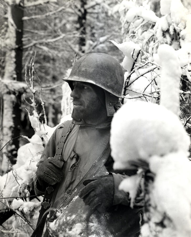 WWII Veteran of Bastogne  Photograph by Historic Image