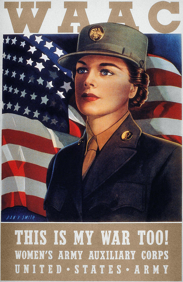 Wwii: Waac Poster, 1942 Photograph by Granger