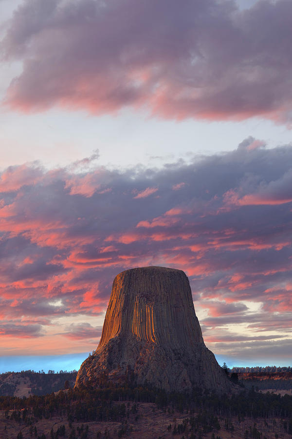 Devils Tower National Monument Photograph - Wy, Devils Tower National Monument by Jamie and Judy Wild