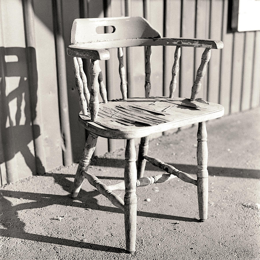 Weathered Photograph - Wylies Chair by Will Gunadi