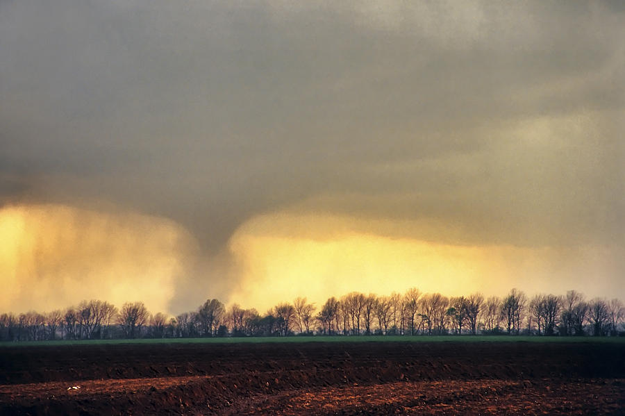 Wynne AR Tornado Descending Photograph by Jason Politte