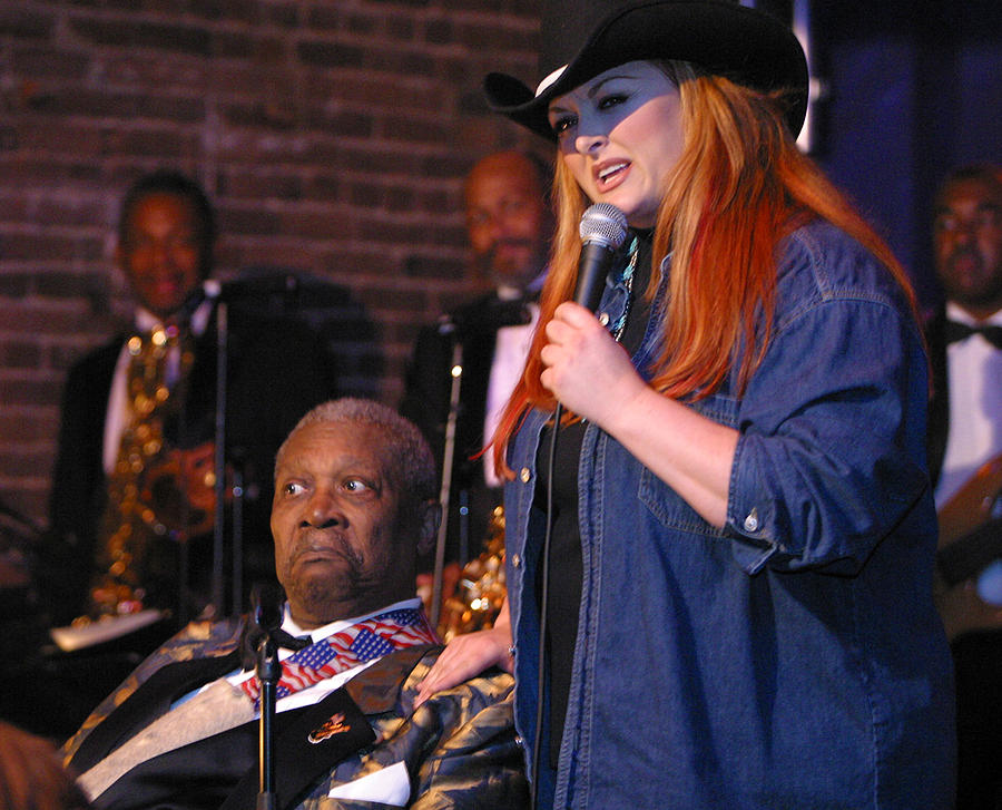Wynonna and B.B. King Photograph by Don Olea
