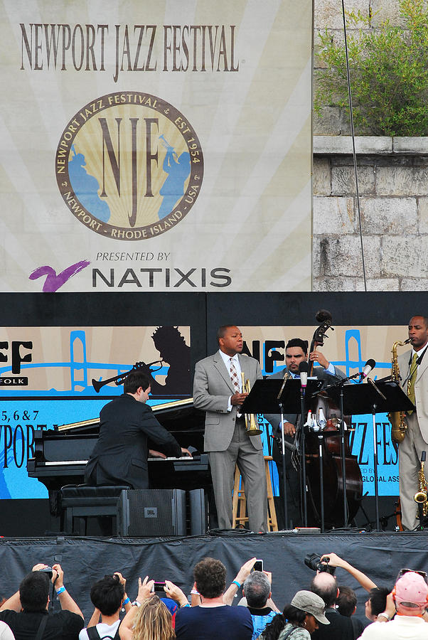 Wynton Marsalis Quintet. Photograph by Oscar Williams - Fine Art America