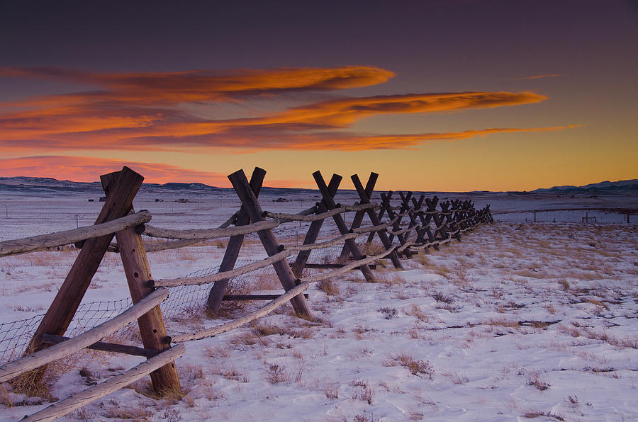 Winter Photograph - Wyoming Apocalypse by Aaron Bedell