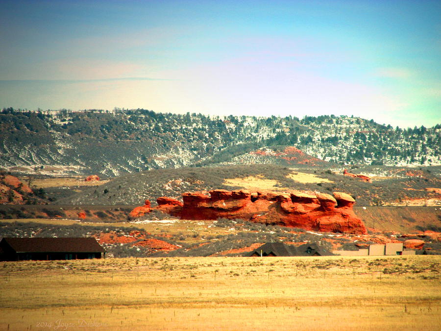 Unique Photograph - Wyoming Landscape by Joyce Dickens