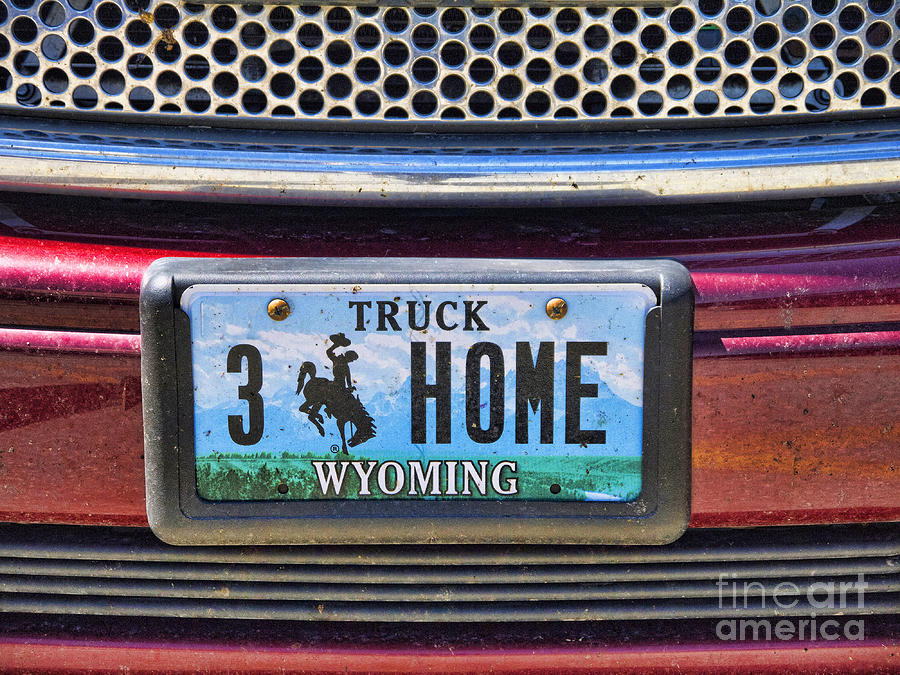 Wyoming Plate Photograph by Brenda Kean