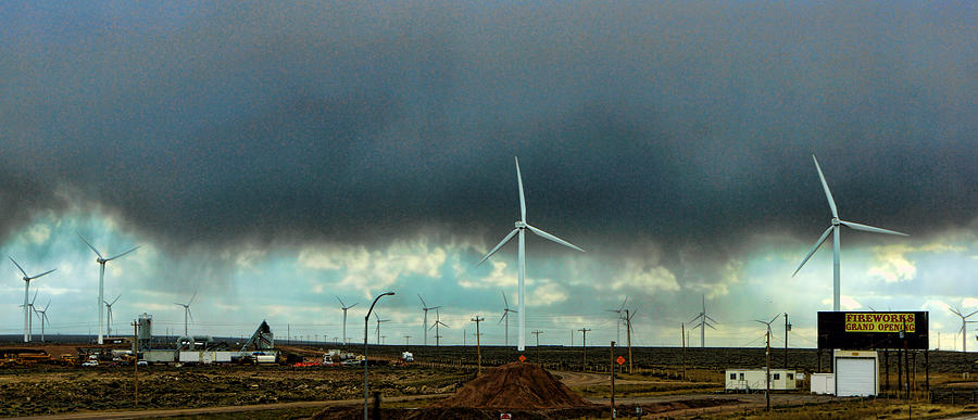 Wyoming Wind Farm Photograph by Ron Roberts