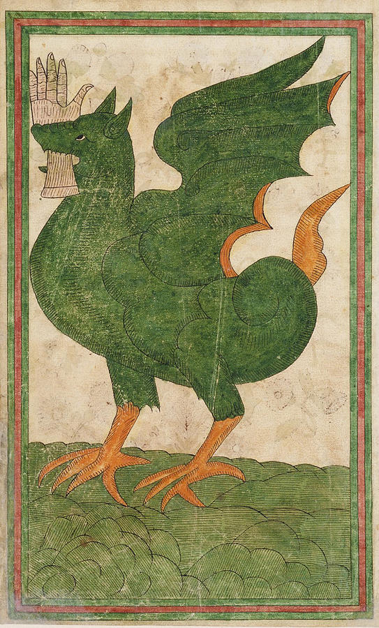 Wyvern, Legendary Creature Photograph by Folger Shakespeare Library