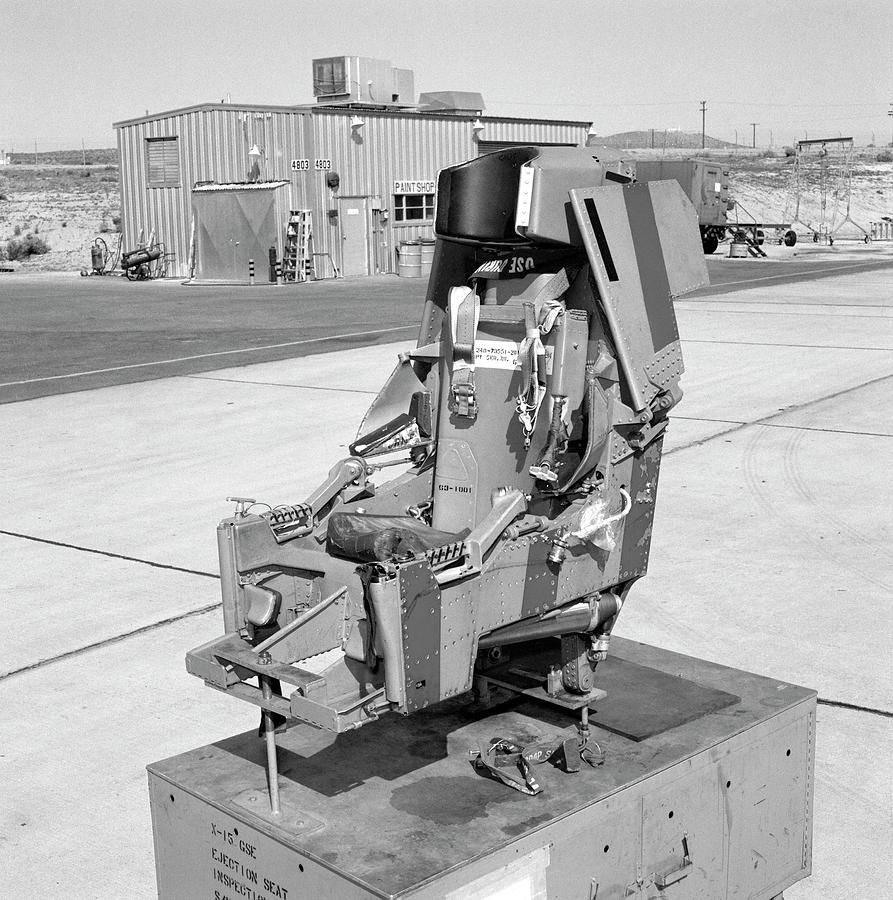 Airplane Photograph - X-15 Aircraft Ejection Seat by Nasa/usaf