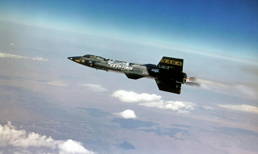 X-15 Aircraft In Flight Photograph by Nasa/usaf