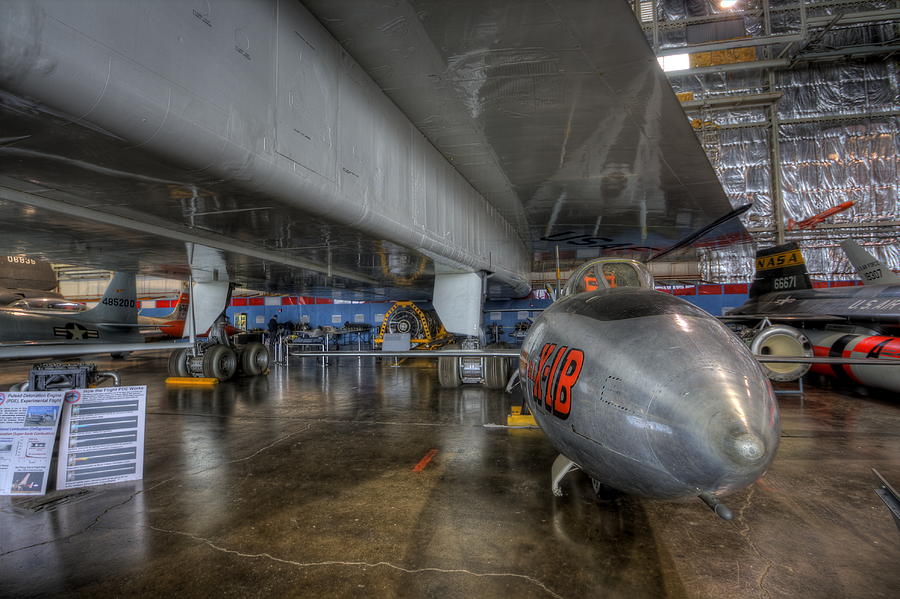 X-1B under the XB-70 Photograph by David Dufresne