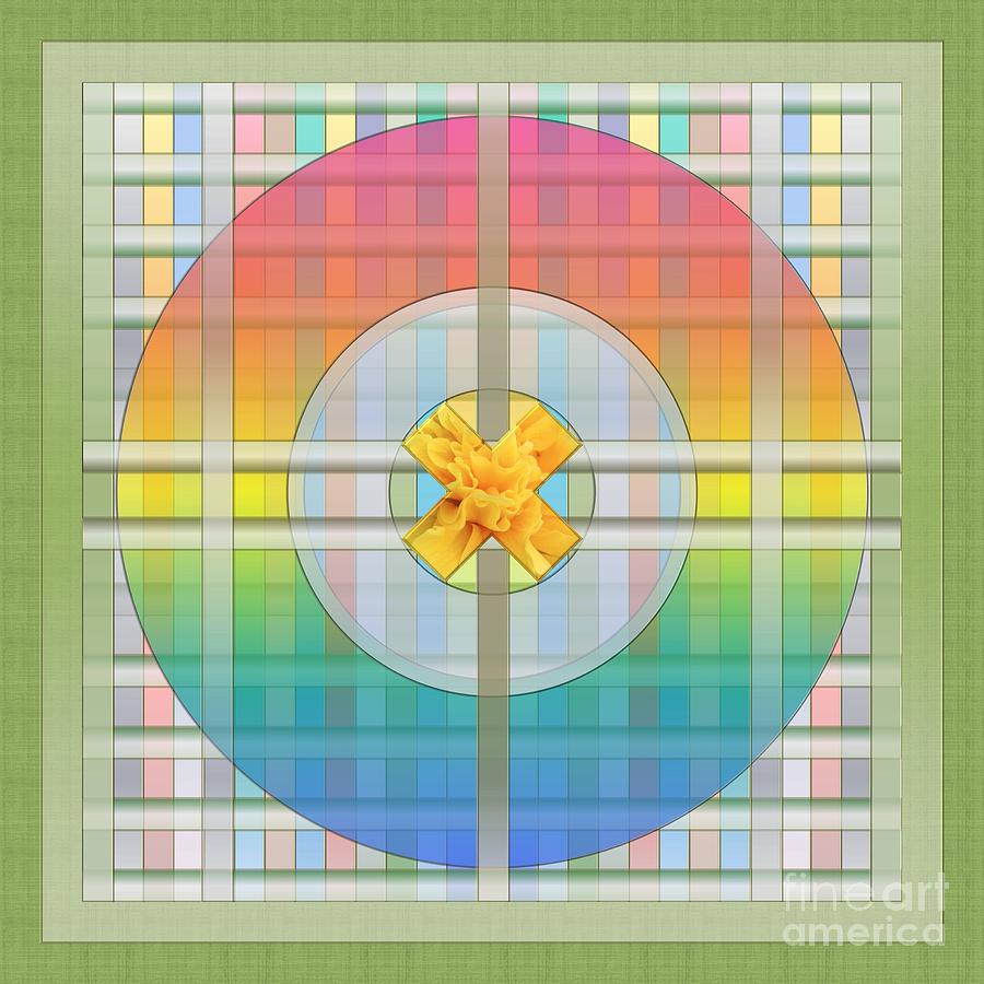 X and O- rainbow Digital Art by Darla Wood