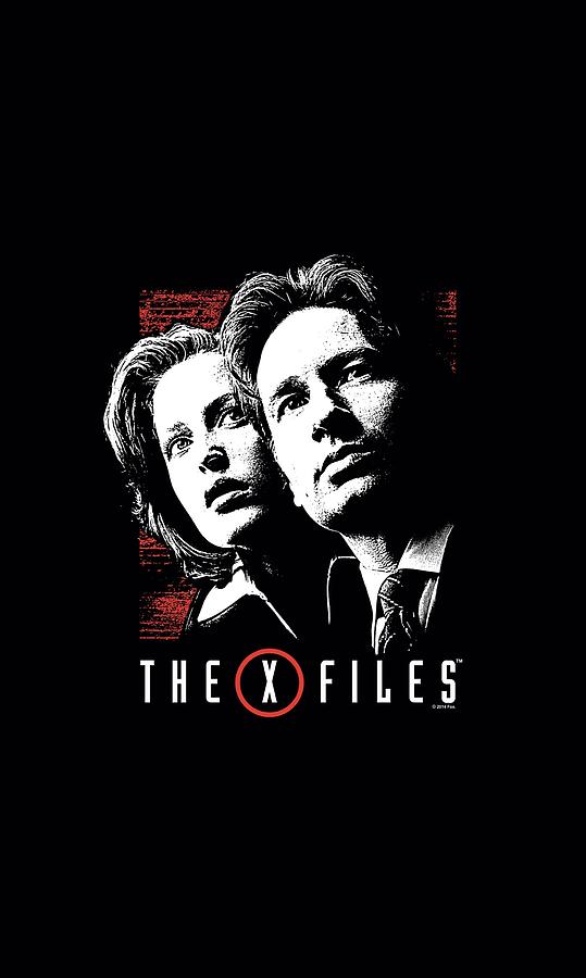 X Files - Mulder And Scully Digital Art by Brand A